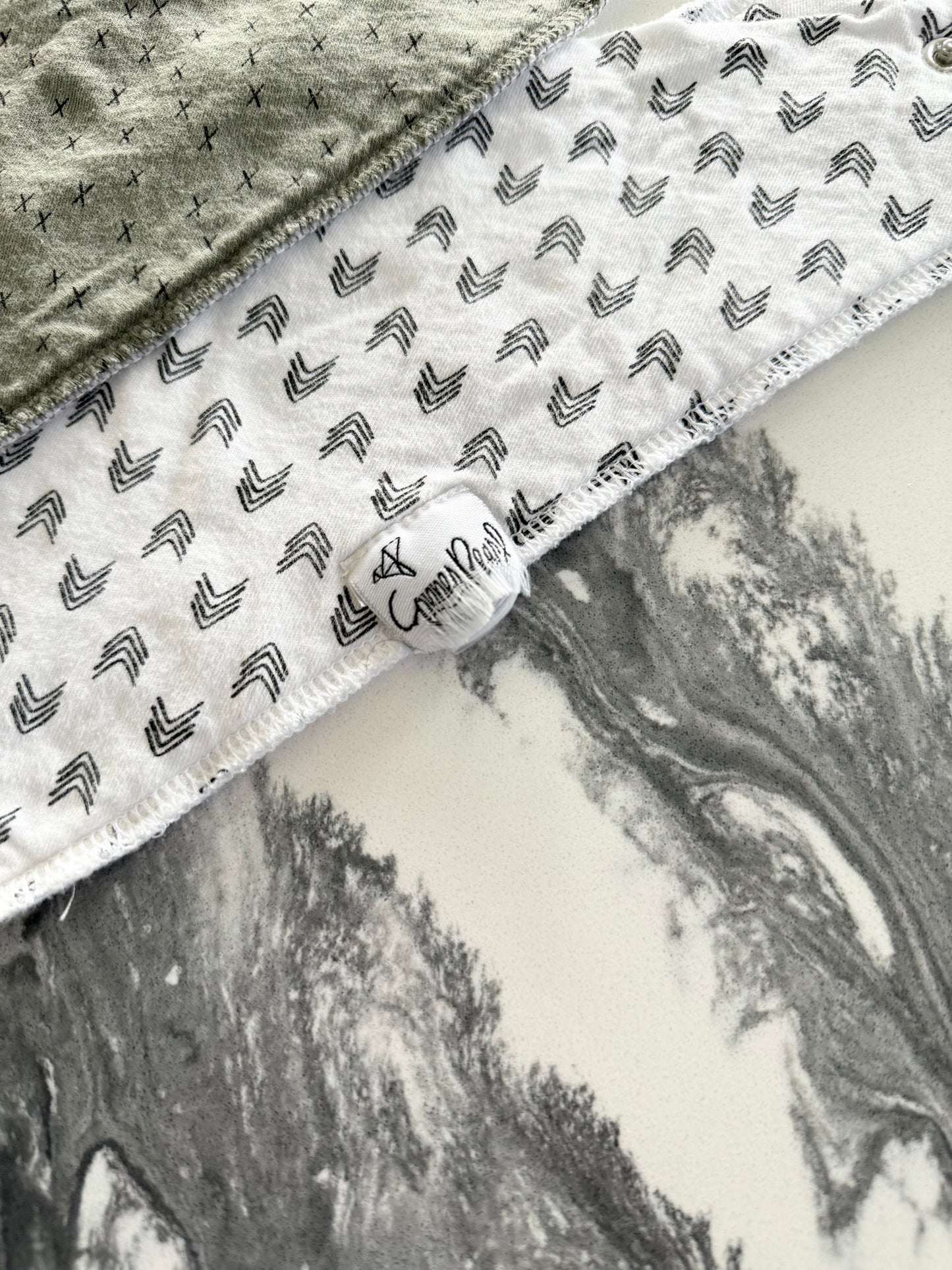 Copper Pearl Baby Bandana Drool Bibs