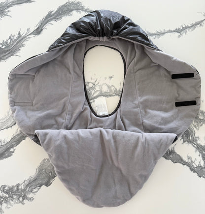 7AM Nido Car Seat Wrap - Black - Small (0-6 Months)