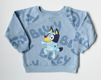 Bluey Blue Sweater & Pants Set (18-24 Months)