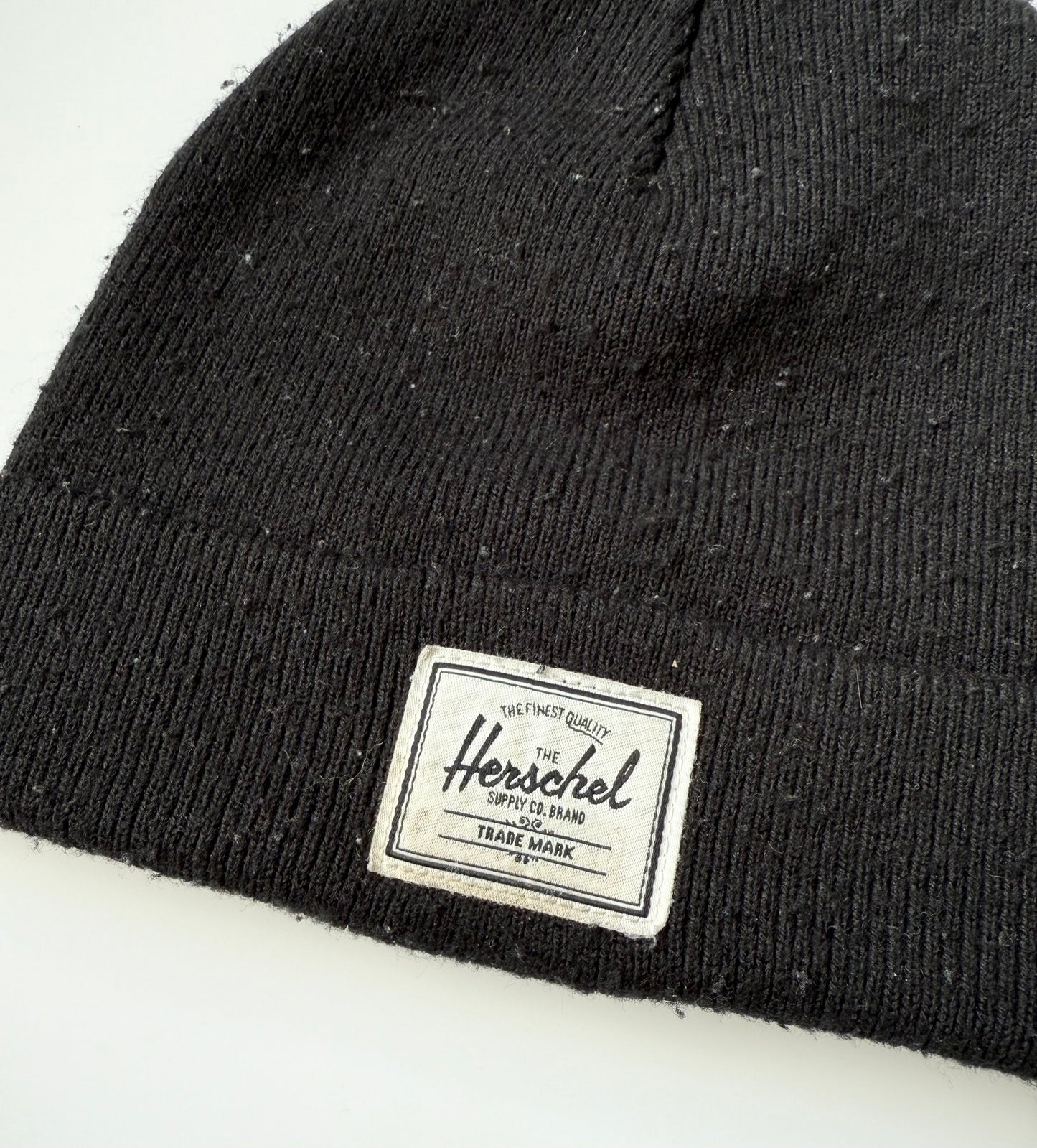 Herschel Black Beanie - One Size (6-18 Months)