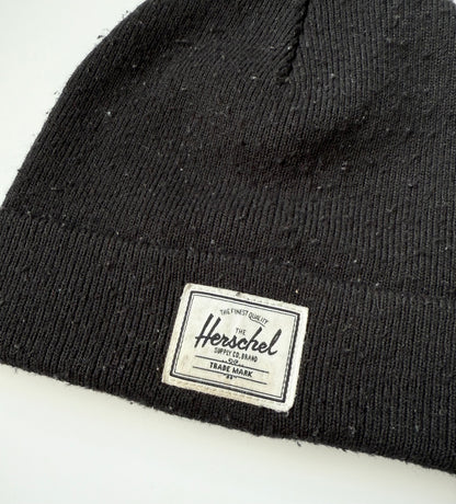 Herschel Black Beanie - One Size (6-18 Months)