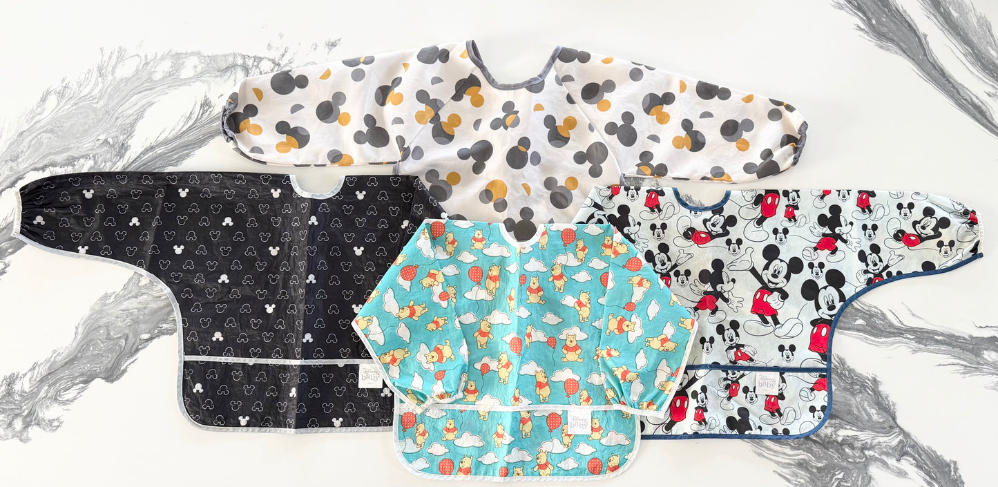 Bumkins & Disney Baby Disney Long Sleeve Food/Craft Smocks