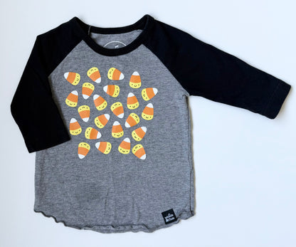 Whistle & Flute Candy Corn 3/4 Sleeve Shirt (12-18 Months)