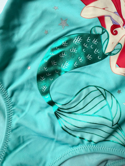 Disney Baby The Little Mermaid Turquoise Ariel One Peice Swimsuit (2T)
