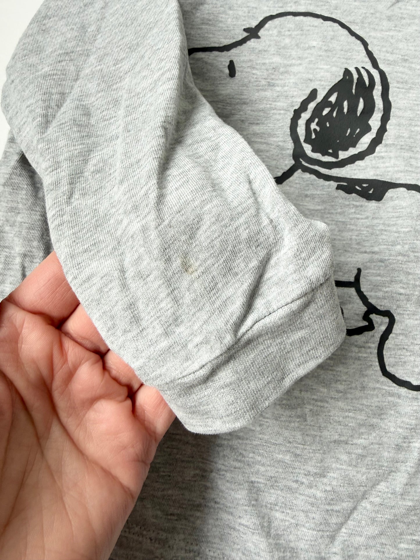 H&M x Peanuts Grey Snoopy Long Sleeve & Pants Set (12-18 Months)