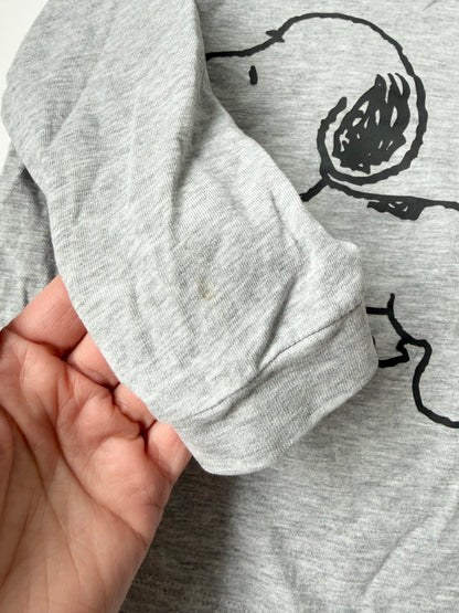 H&M x Peanuts Grey Snoopy Long Sleeve & Pants Set (12-18 Months)