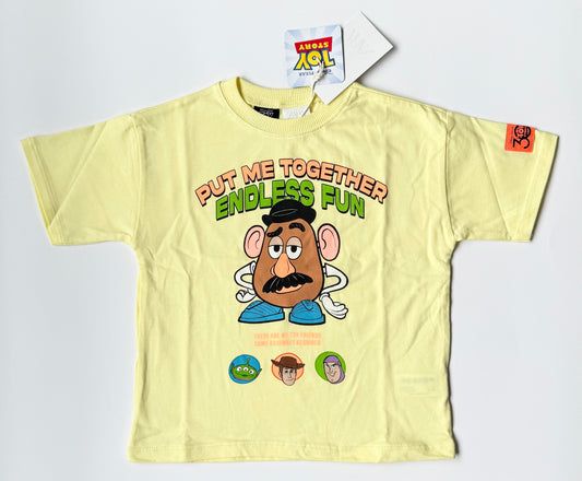 Zara x Disney Pixar Toy Story Yellow Mr. Potato Head T-Shirt - New (4T)