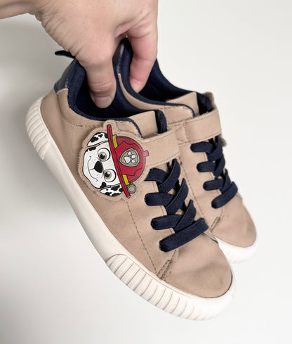 H&M x Paw Patrol Beige & Navy Marshall/Chase Velcro & Stretch Lace Sneakers (12)