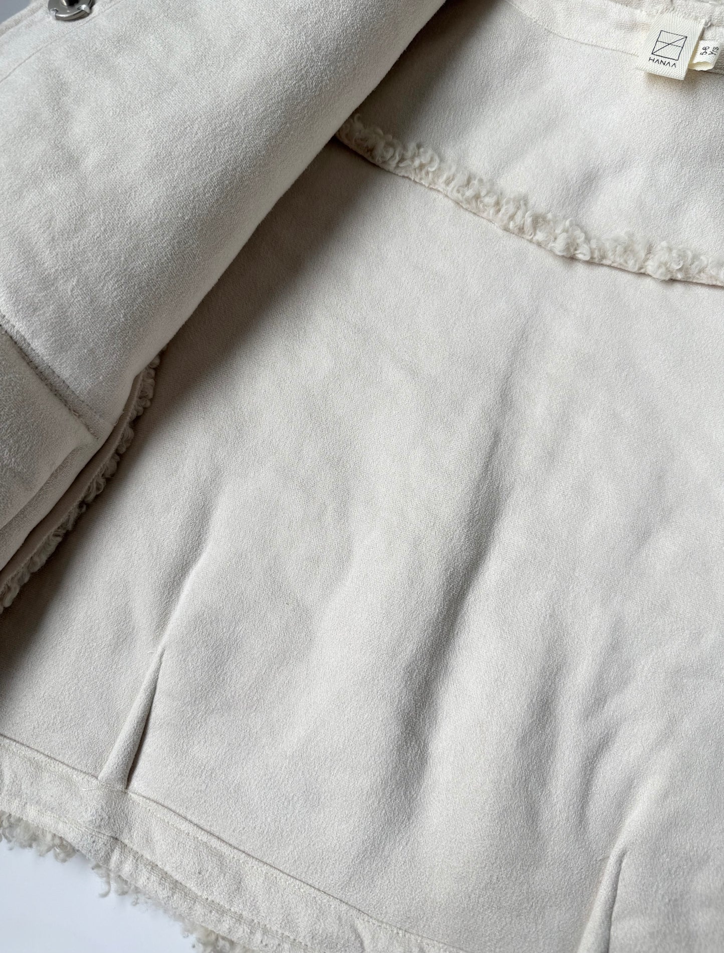 Hanaa Cream Sherpa Coat (5-6 Years)