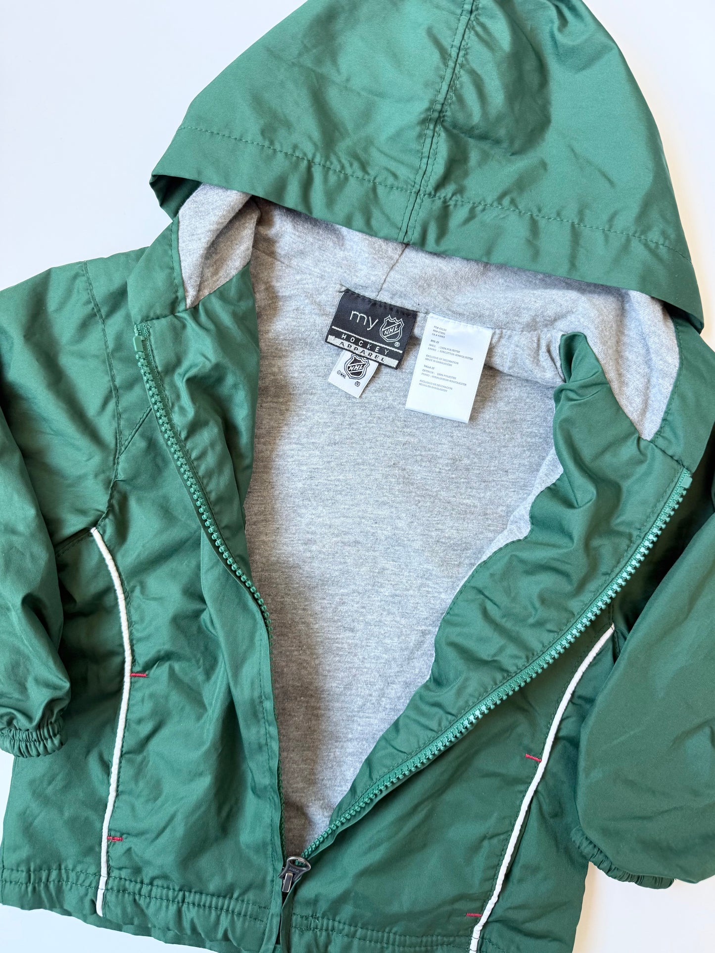 Minnesota Wild Green Hockey Wind/Tracksuit Set (2T)