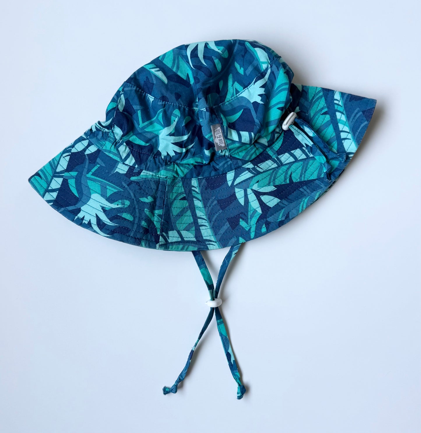 Jan & Jul Blue Leaves Sun Hat (2-5 Years)