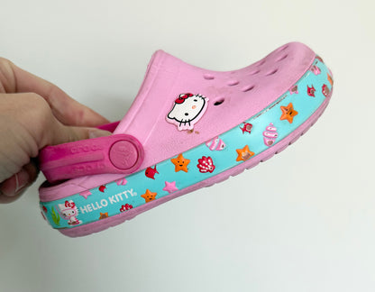 Crocs Pink Hello Kitty Clog Slip Ons (6/7)