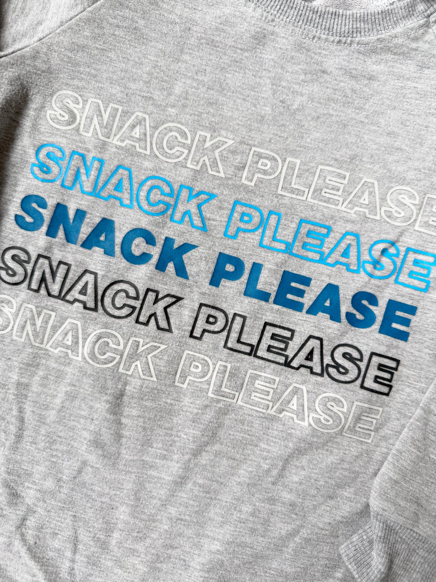 Portage & Main Grey “Snack Please” Pullover (5/6T)