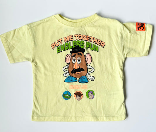Zara x Disney Pixar Toy Story Yellow Mr. Potato Head T-Shirt (2 Years)