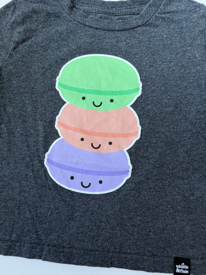 Whistle & Flute Dark Grey Macaroons T-Shirt (3-4 Years)