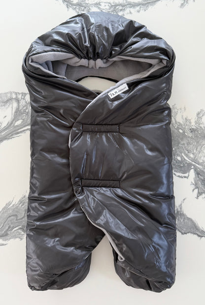 7AM Nido Car Seat Wrap - Black - Small (0-6 Months)