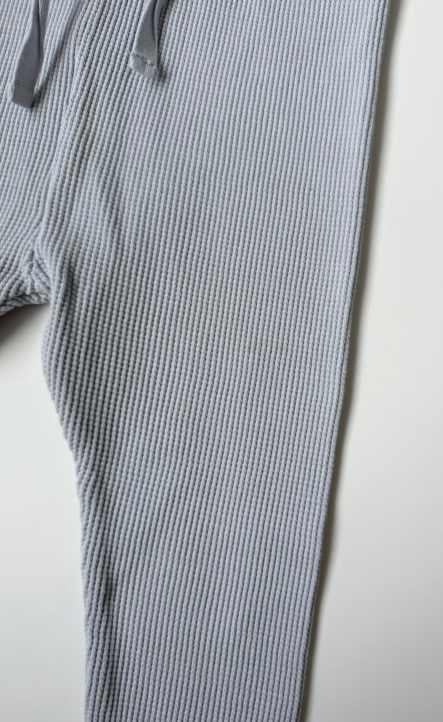 Zara Light Blue/Grey Waffled Leggings (2-3 Years)