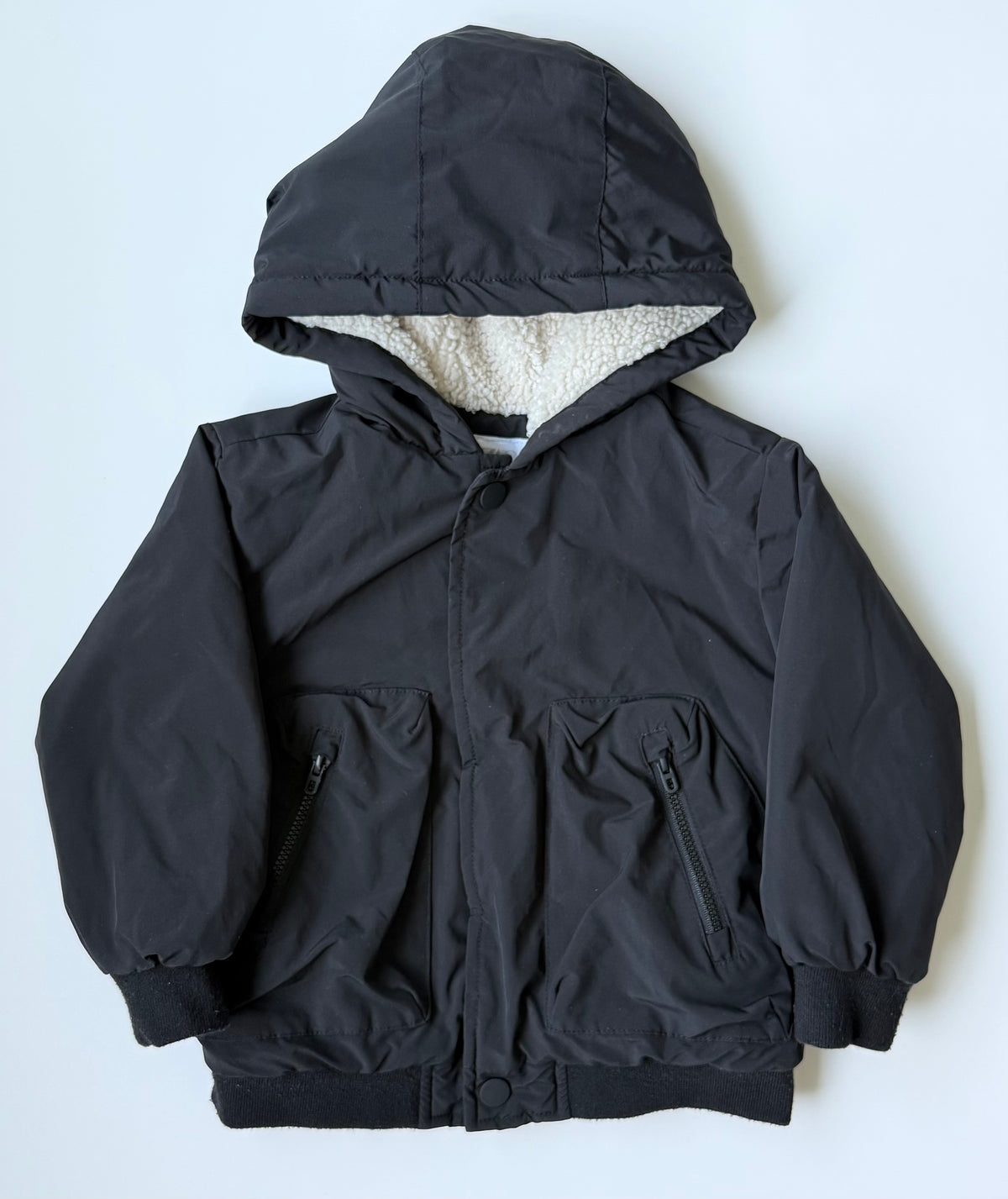 Zara Black & Sherpa Interior Jacket (12-18 Months)