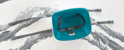 Ingenuity Turquoise & White Booster Seat