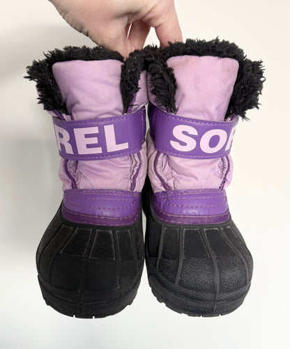 Sorel Purple Snow Commander Winter Boots (9)