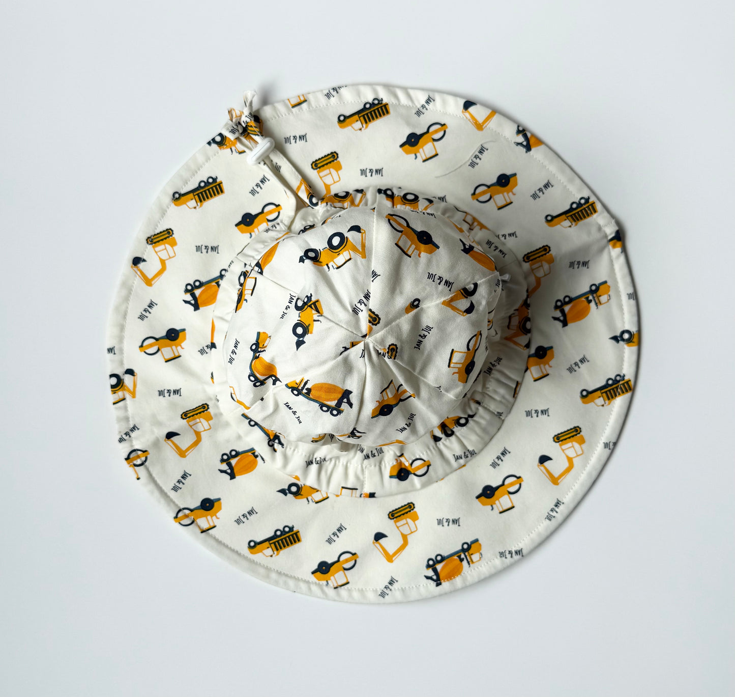 Jan & Jul Construction Vehicles Sun Hat (6-24 Months)