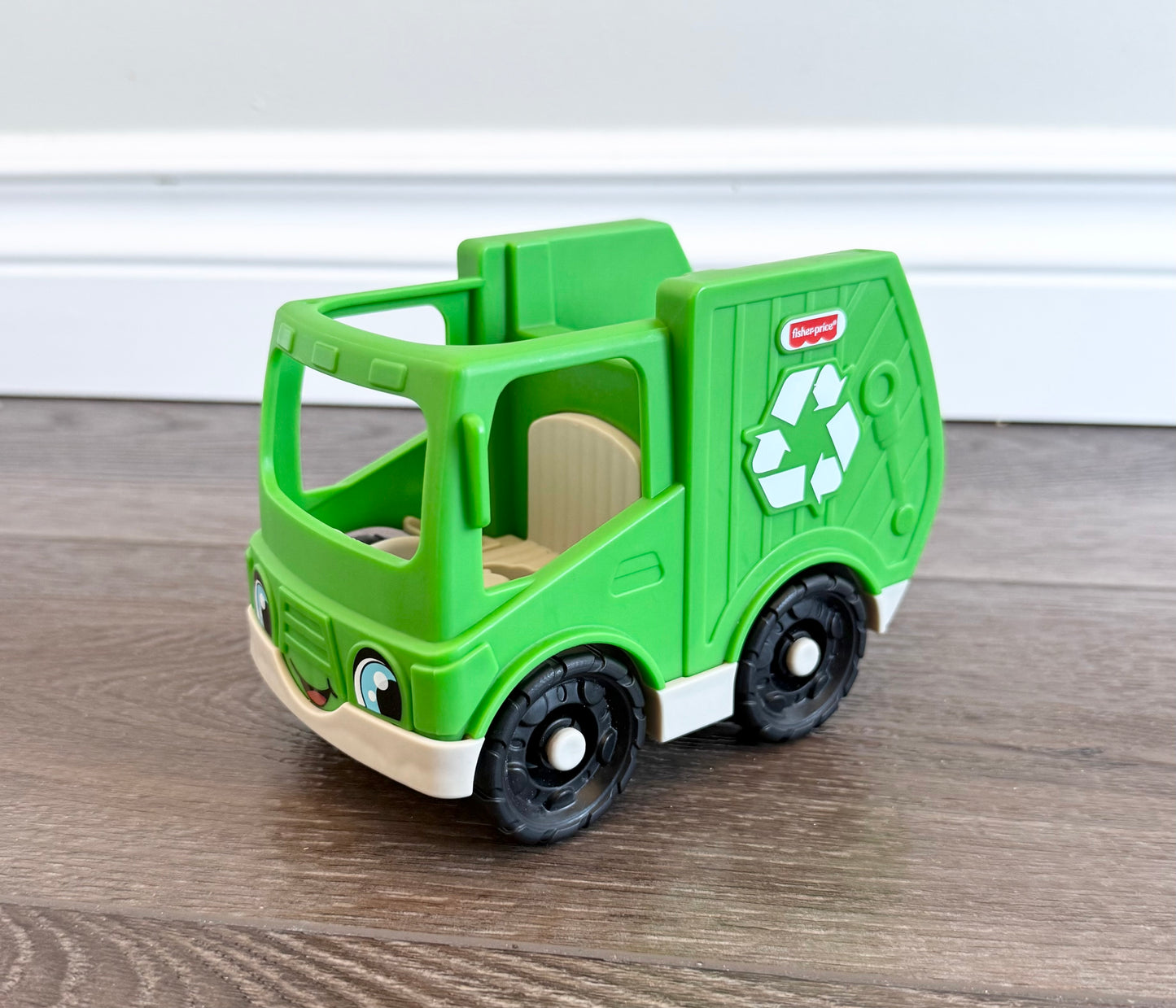 Fisher-Price Little People Green Recycling Car