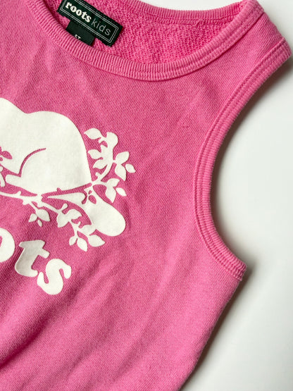 Roots Kids Pink Tank Dress (5T)