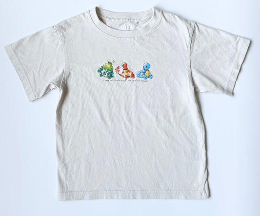 UT Uniqlo Beige Pokémon T-Shirt - New (5-6 Years)