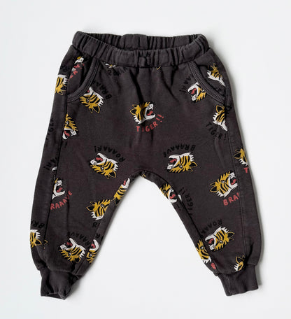 Zara Dark Grey “Roar” Tigers Sweater & Pants Set (18-24 Months)