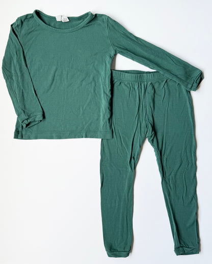 Kyte Emerald Long Sleeve PJ Set (2T)