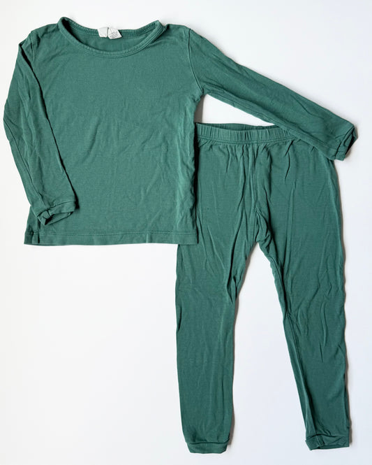 Kyte Emerald Long Sleeve PJ Set (2T)