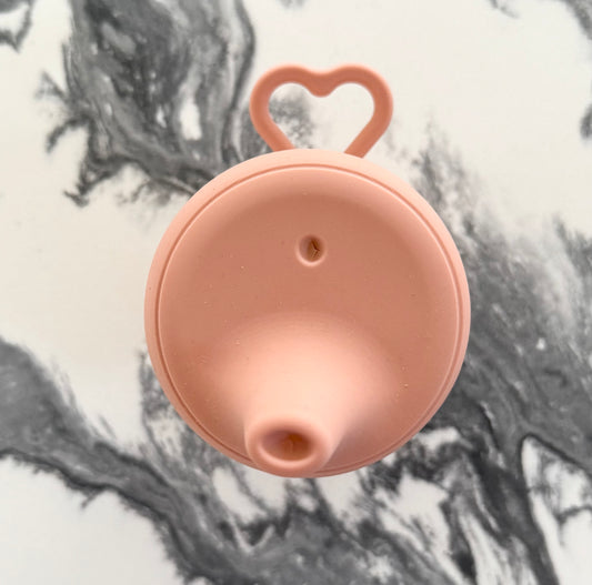 Dusty Rose Silicon Cup & Stretchy Lid