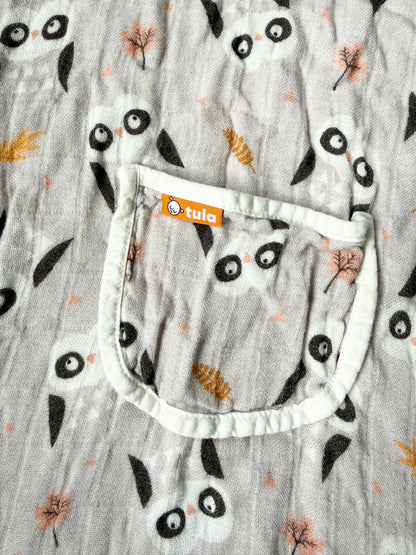 Tula Grey Owl Hooded Cover Up Towel (3T+)