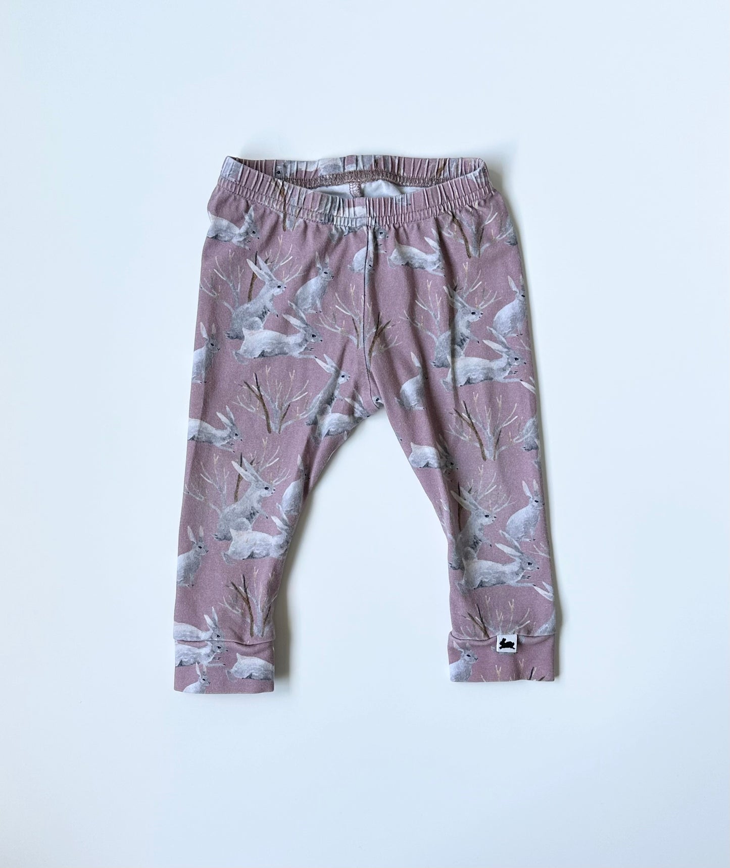 Little & Lively Purple Bunny Leggings (6-9 Months)