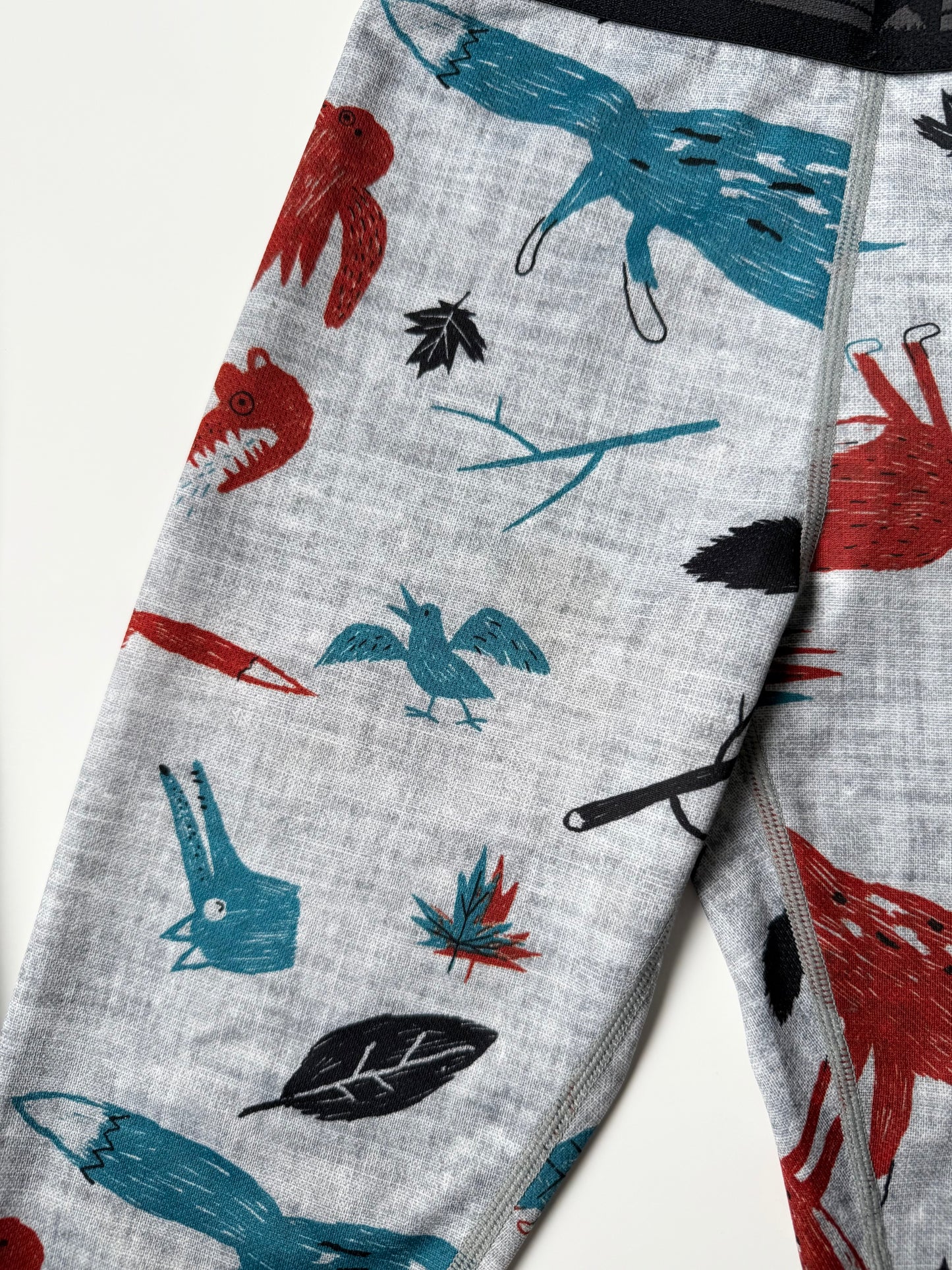 Burton Grey “Big Bad Wolf” Two Piece Base Layer Set (3T)