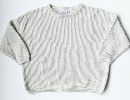 Orcas Lucille Beige & Confetti Dots Knit Sweater (4-5T)