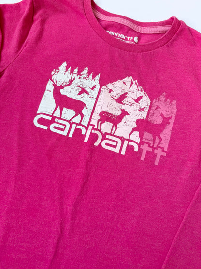 Carhartt Pink Deer Long Sleeve (4T)