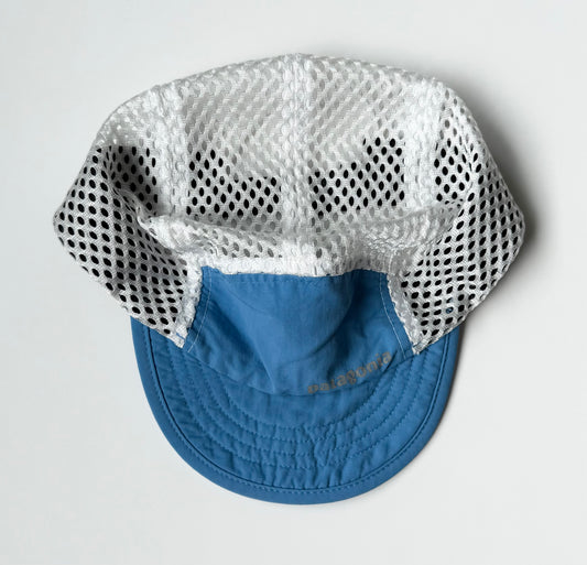 Patagonia Blue & White Mesh Duckbill Cap (8-10 Years)