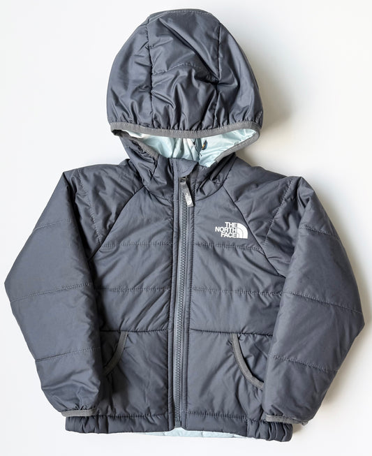 The North Face Perrito Blue Skiers Reversible Puffer Jacket (2T)