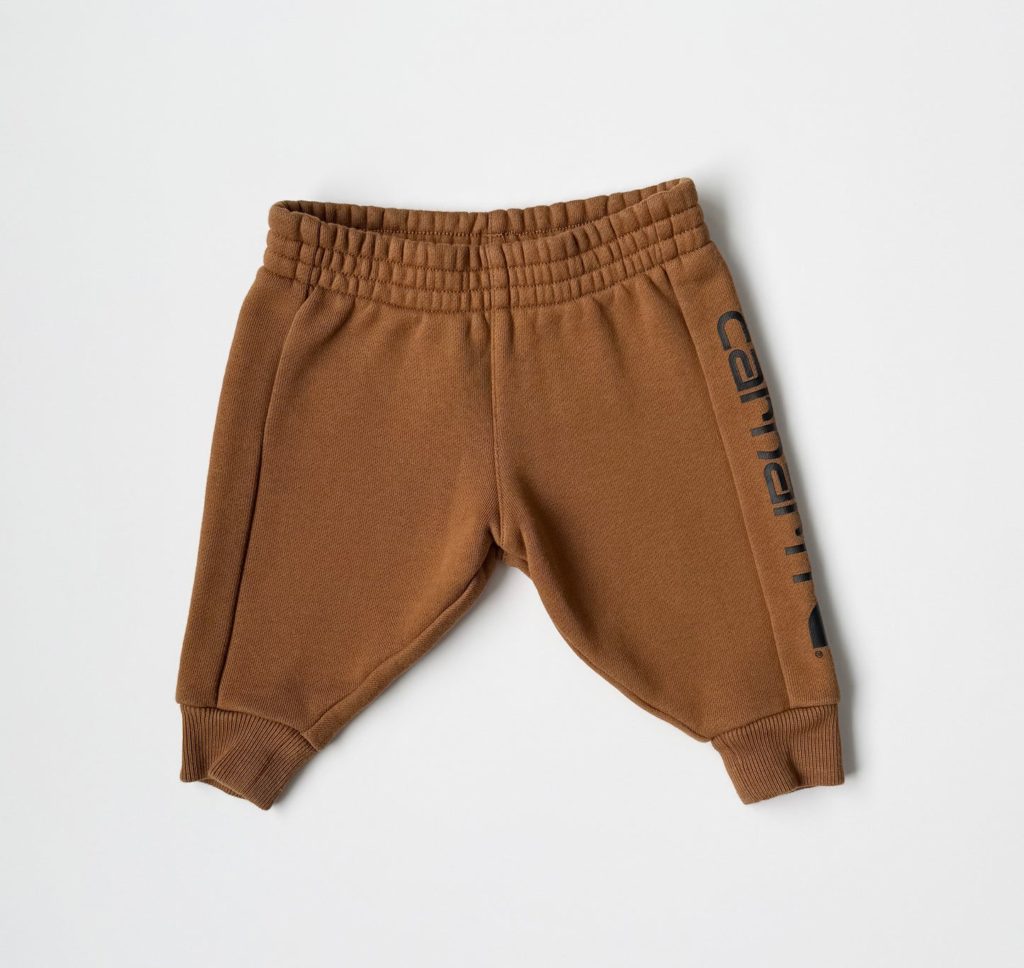 Carhartt Brown Fleece Logo Sweatpants (6 Months)