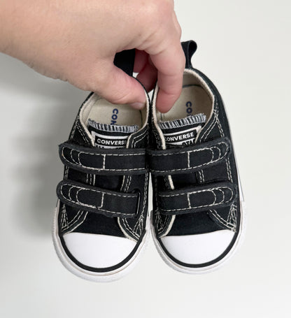 Converse Black Velcro Sneakers (4)