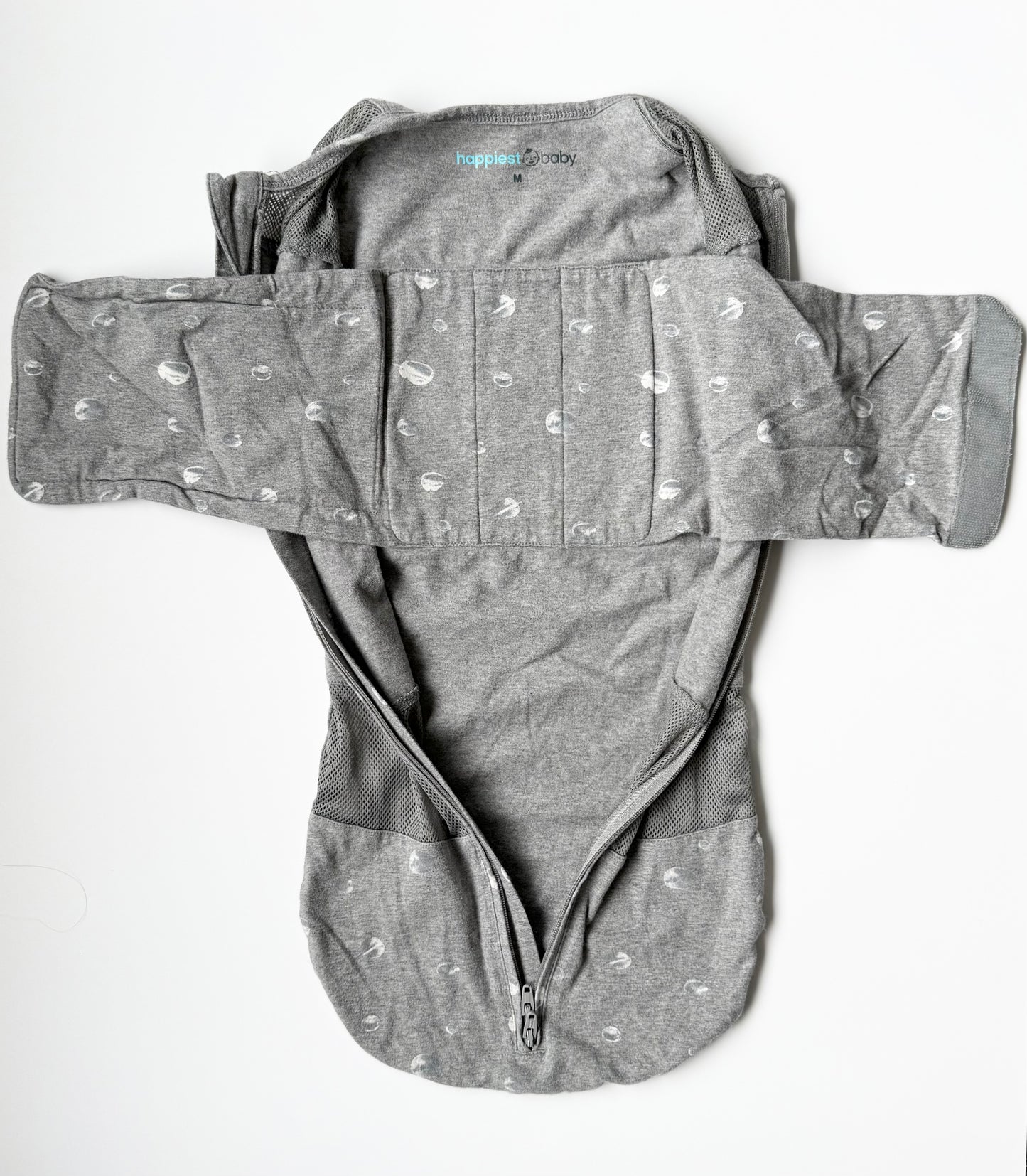 Happiest Baby SNOO Graphite Planets Sleep Sack Swaddle (Medium)
