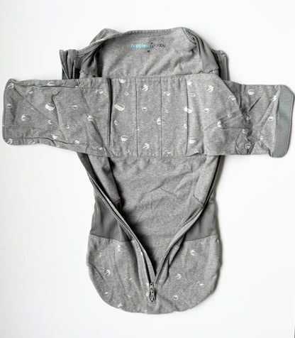 Happiest Baby SNOO Graphite Planets Sleep Sack Swaddle (Medium)
