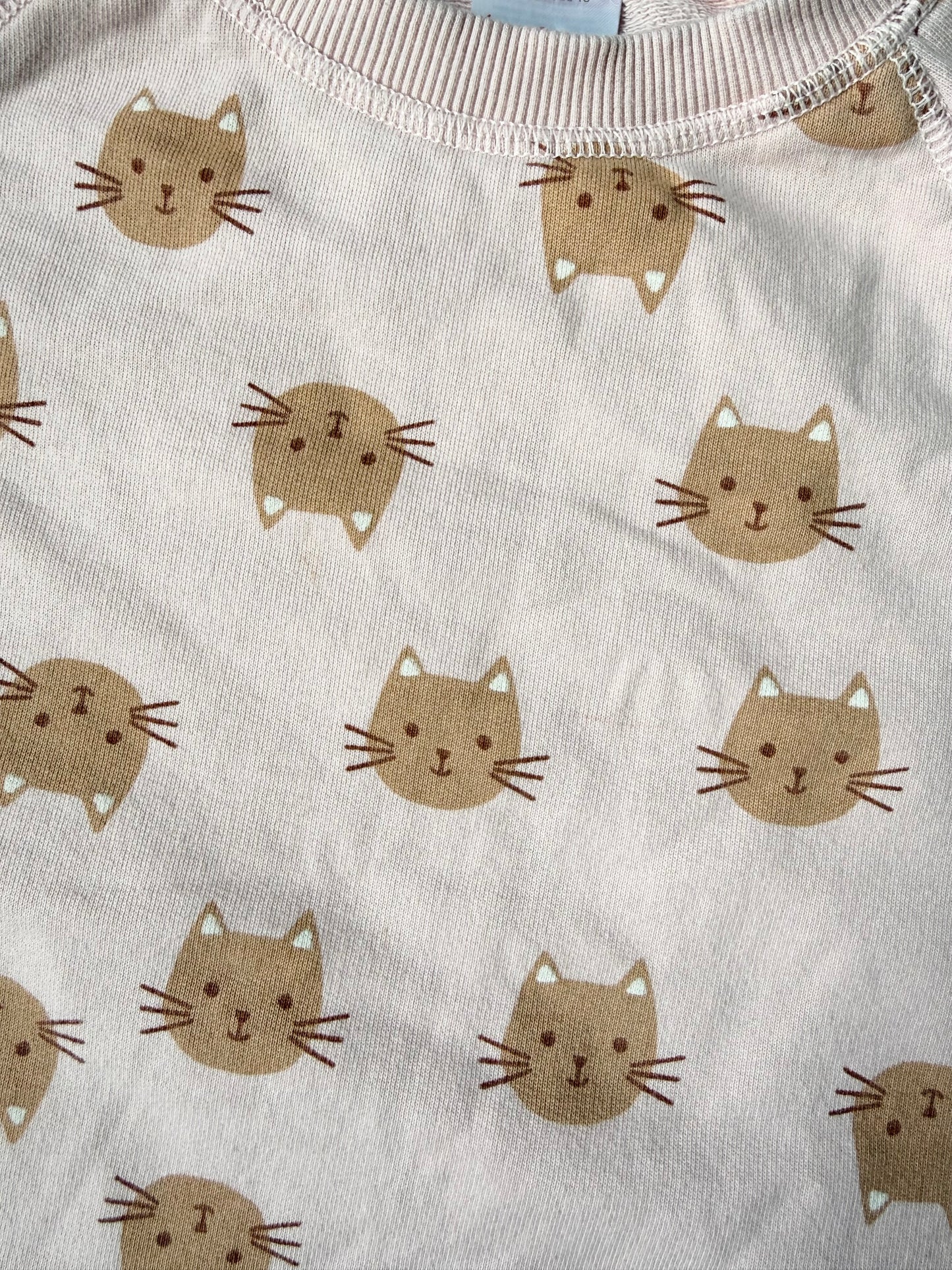 Hanna Andersson Pink Cats Sweater (10 Years)