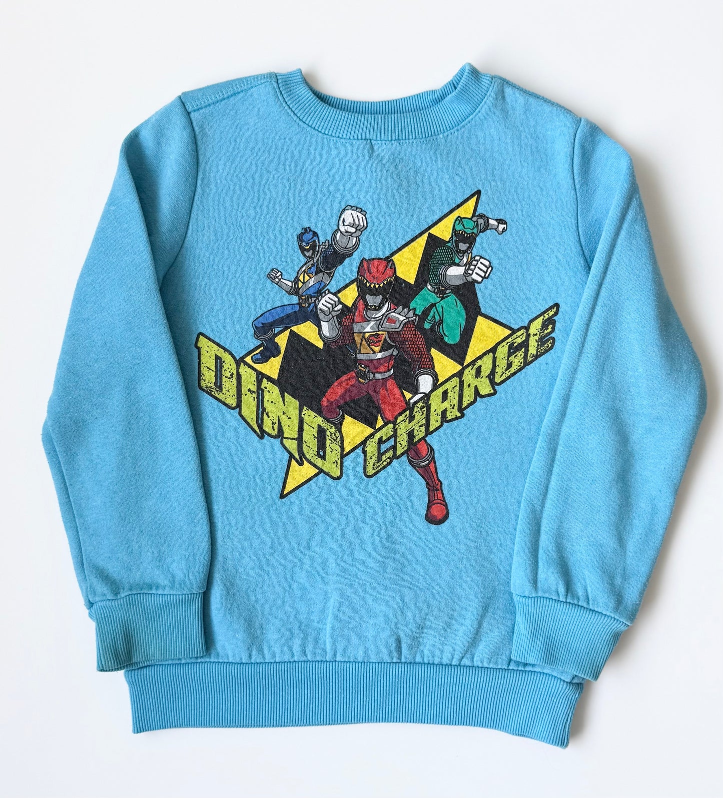 Power Rangers Super Mega Force Blue “Dino Charge” Sweater (6 Years)
