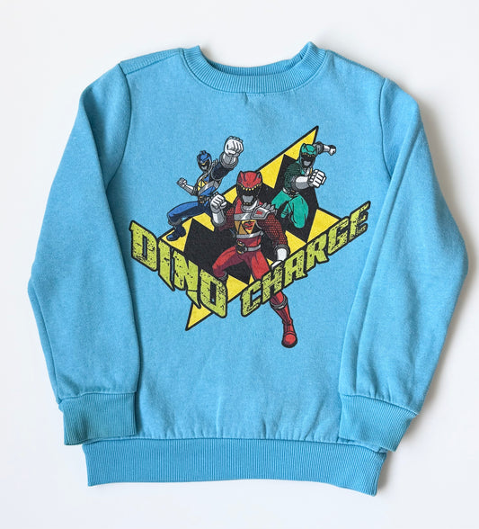 Power Rangers Super Mega Force Blue “Dino Charge” Sweater (6 Years)