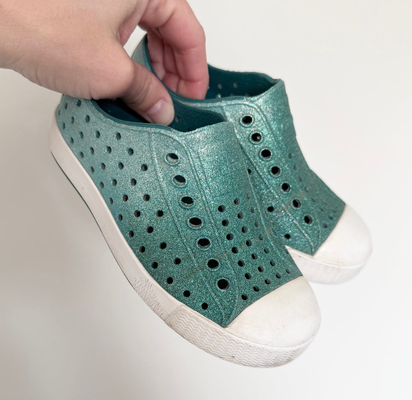 Native Turquoise Sparkle Jefferson Slip Ons (10)