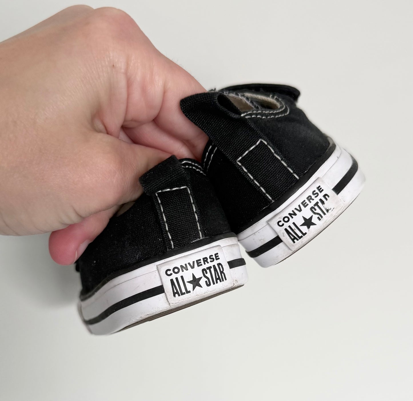 Converse Black Velcro Sneakers (6)