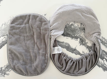 JJ Cole Grey Quilted Car Seat Cover