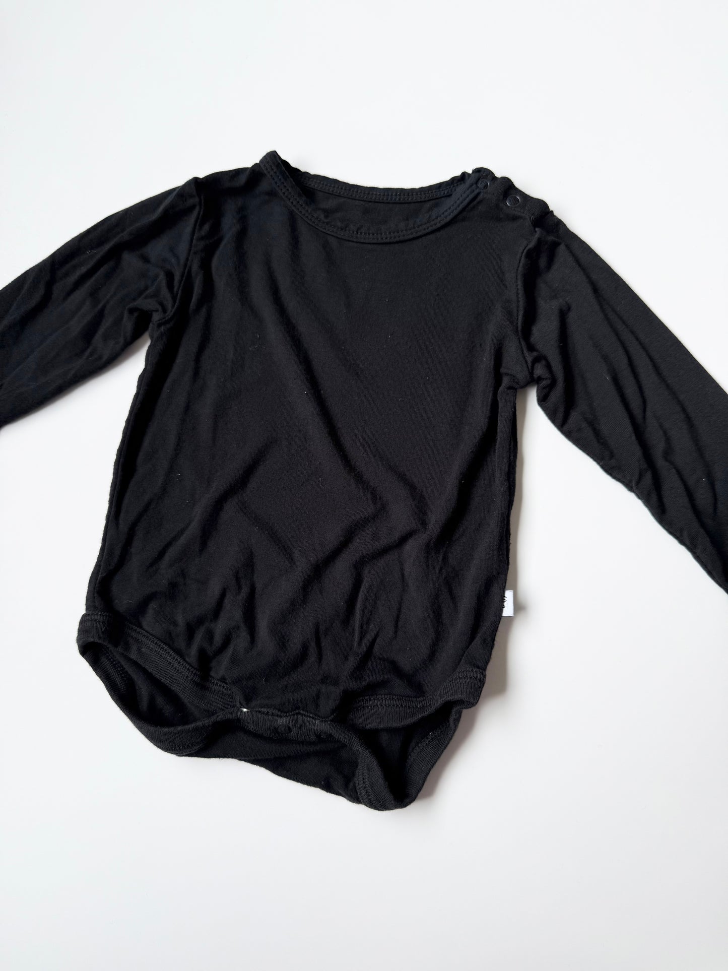 Miel Black Bodysuit (0-3 Months)